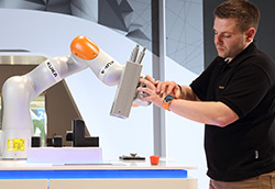 KUKA has focused its attention on the networking of robot-based systems with various services and machines for several years now